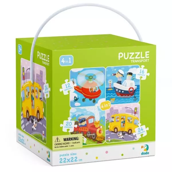 Dodo: Vehicule - puzzle 4-în-1