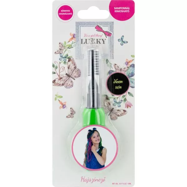 Lukky : Coloration pour cheveux - vert néon