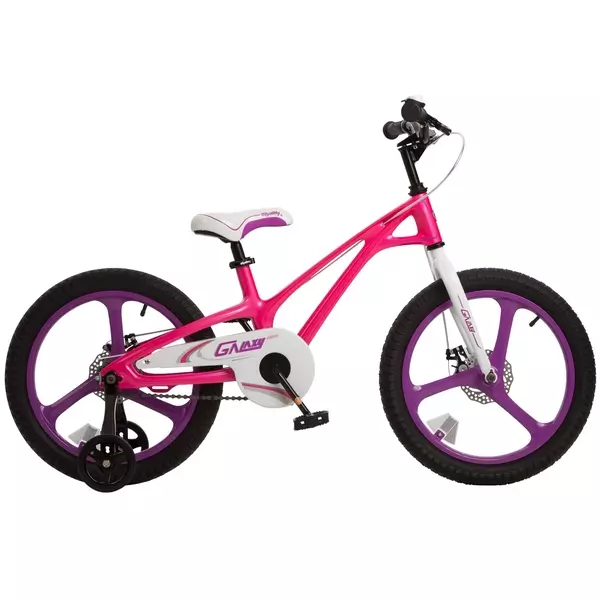 RoyalBaby-Chipmunk: Bicicletă pentru copii Galaxy Fleet Plus MG - mărime 14, roz