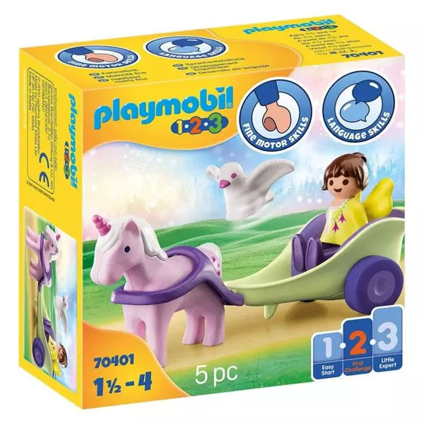 Playmobil: Zână cu trăsură și unicorn - 70401