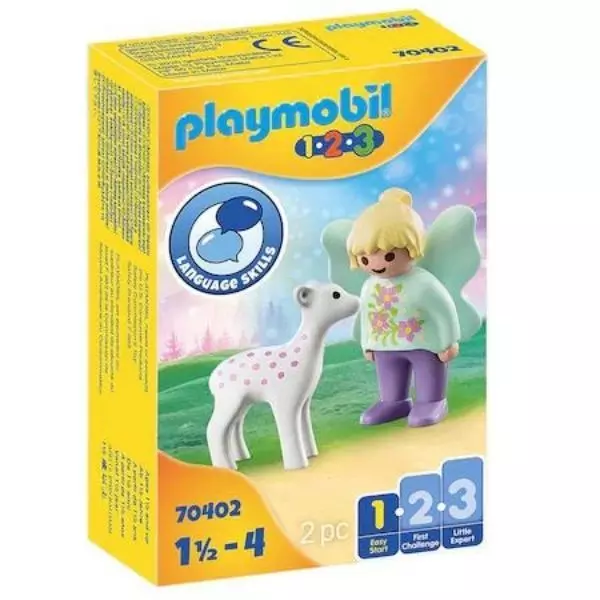 Playmobil 1.2.3: Tündérke őzgidával 70402