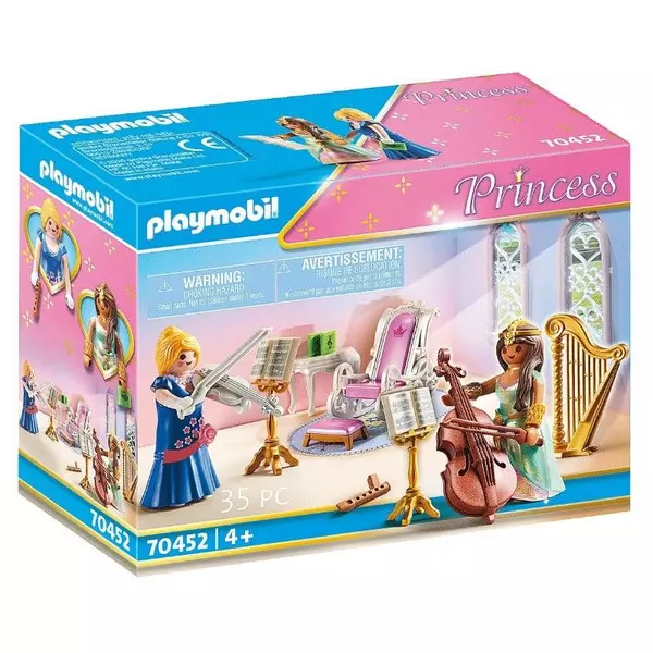 Playmobil: Princess Camera regală pentru lecții de muzică - 70452