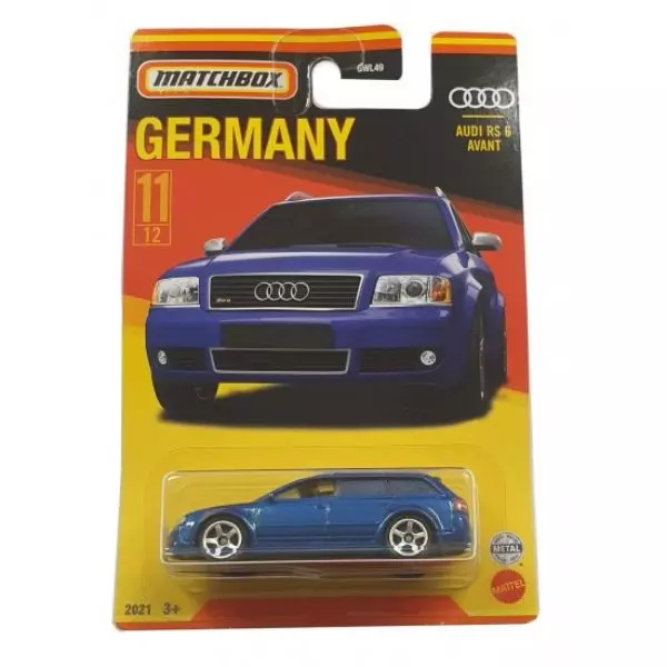 Matchbox: Németország kollekció - Audi RS 6 Avant kisautó