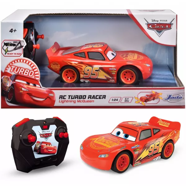 Cars 3: Lightning McQueen mașină cu telecomandă - 1:24