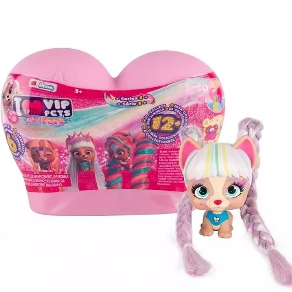 I Love VIP Pets: Cățeluș cu coafură fabuloasă - Mini-figurină surpriză