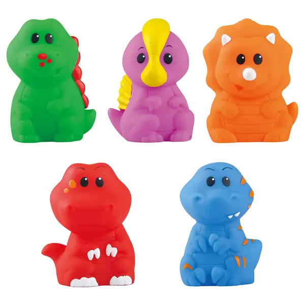 Playgo: Set de 5 marionete pentru degete - Dinozauri