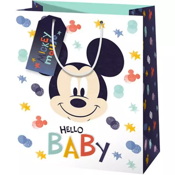Mickey Mouse: Hello baby Pungă cadou - 11 x 6 x 14 cm