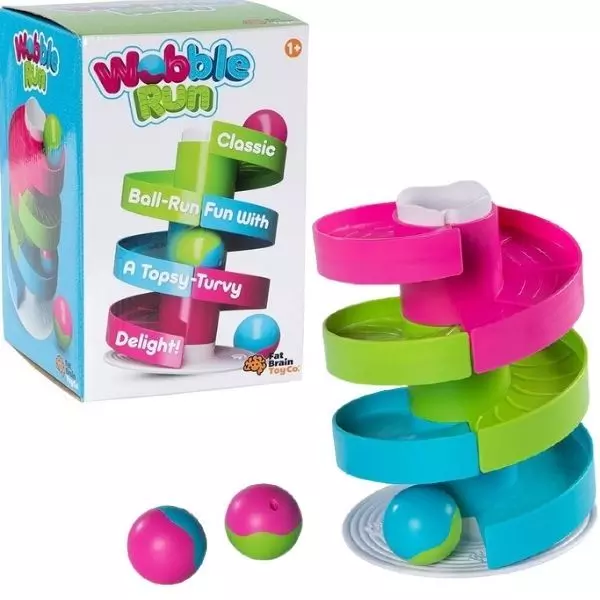 Fat Brain Toys: Wobble Run - Torre en espiral