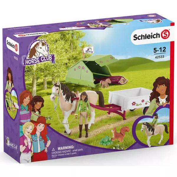 Schleich Horse Club: Aventura de camping a lui Sarah - 42533