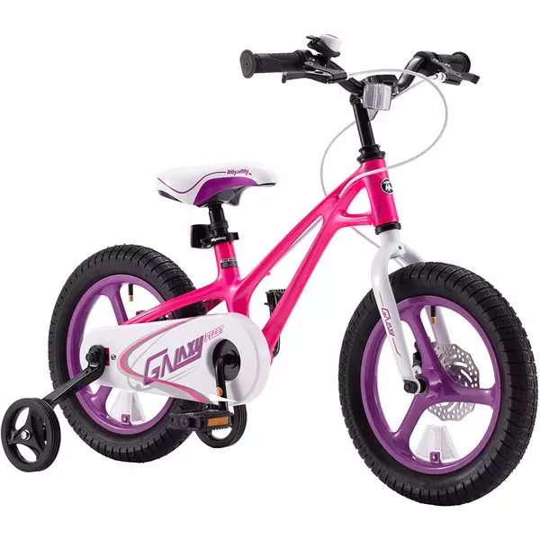 RoyalBaby-Chipmunk: Bicicletă pentru copii Galaxy Fleet Plus MG - mărime 16, roz
