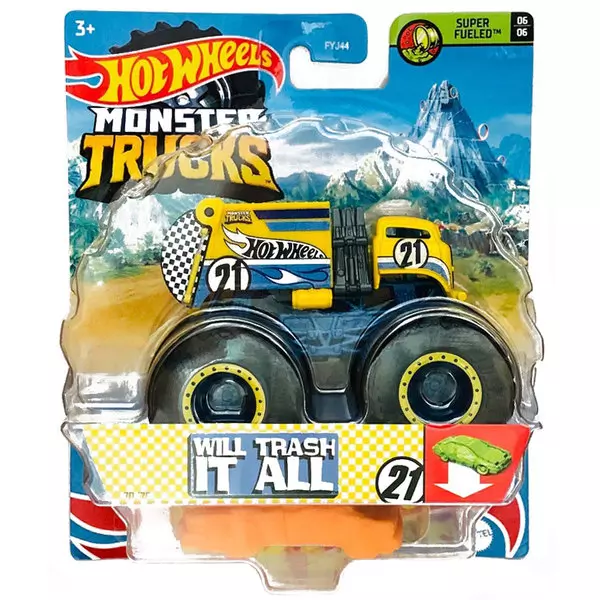 Hot Wheels Monster Trucks: Mașinuță Will Trash It All
