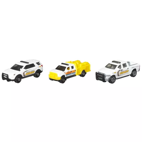 Matchbox: Set de 3 mașinuțe - MBX Rescue