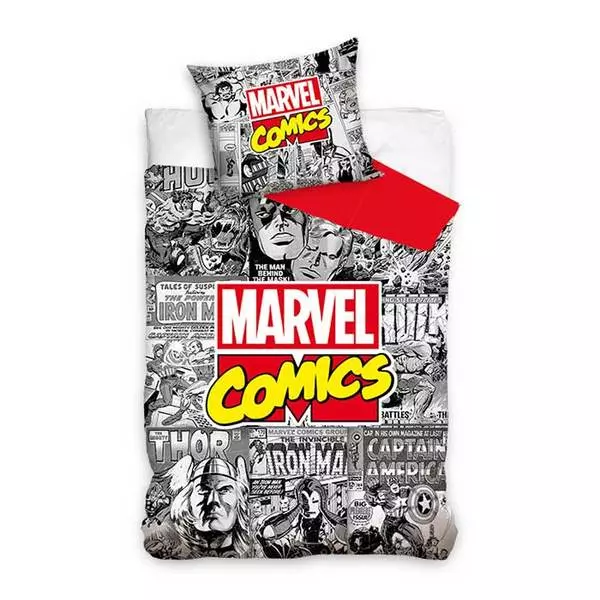 Marvel: Comics kétrészes ágyneműhuzat garnitúra