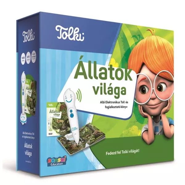 Tolki: Lumea animalelor carte interactivă în lb. maghiară - în set