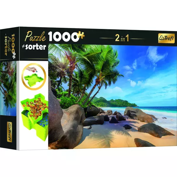 Trefl: Tengerpart puzzle - 1000 darabos + szortírozó tálca