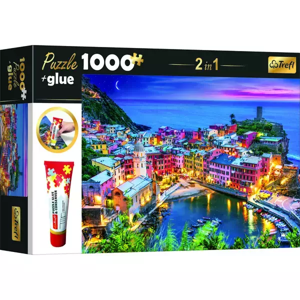 Trefl: Vedere spre mare - puzzle cu 1000 de piese + adeziv cadou