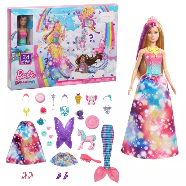 Barbie: Dreamtopia adventi naptár - CSOMAGOLÁSSÉRÜLT