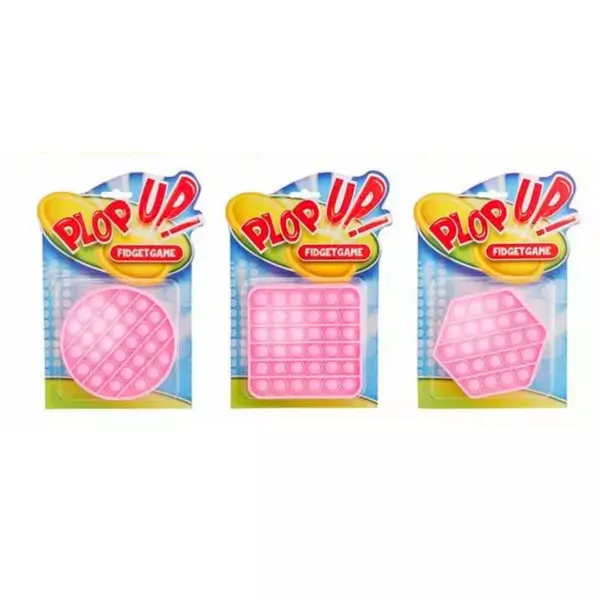 Pop It Now! Push Pop Bubble Rózsaszín stresszoldó játék - rózsaszínű, többféle
