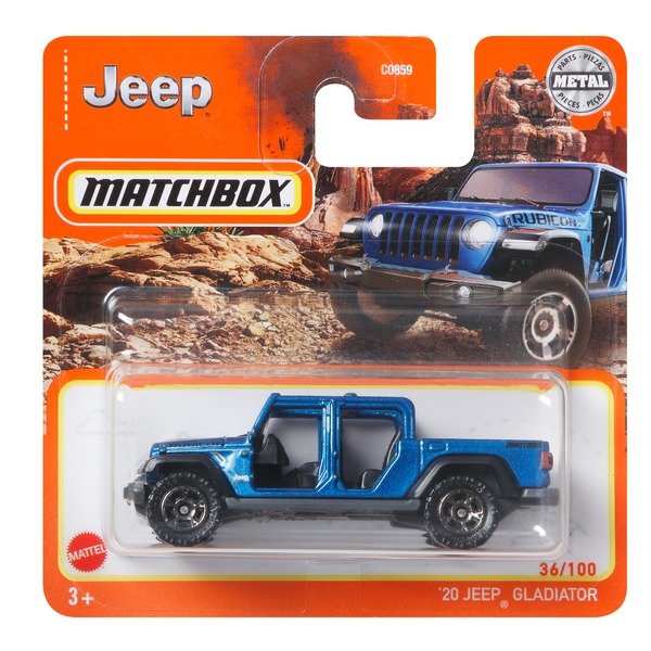 Matchbox 20' Jeep Gladiator kisautó JatekBolt.hu