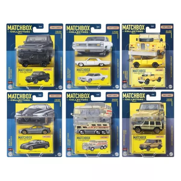 Matchbox: Collectors 50. Mașinuțe aniversare - SORTIMENT