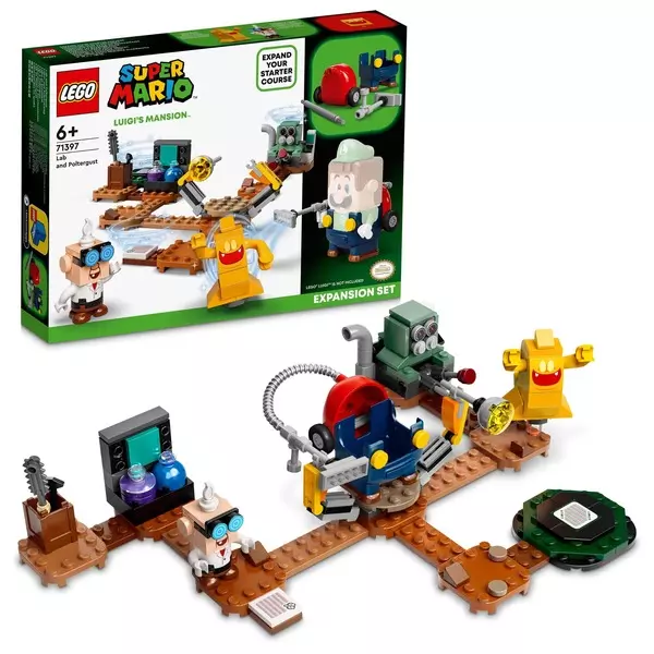 LEGO Super Mario: Set de extindere Laboratorul și Poltergust din Luigi's Mansion - 71397