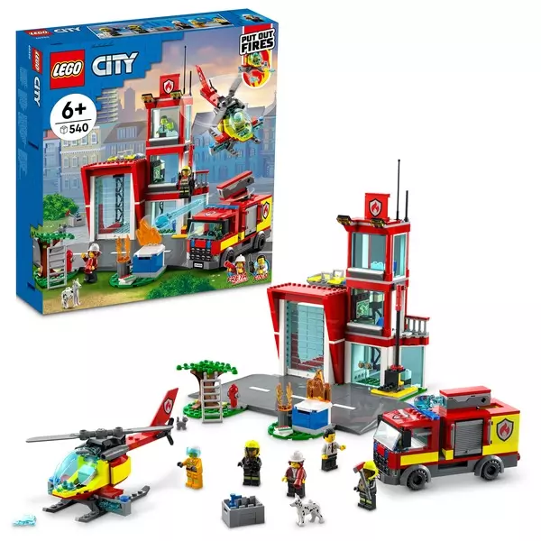LEGO City - Fire: Remiză de pompieri - 60320