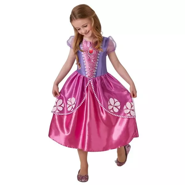 Rubies: Costum prințesa Sofia Întâi - mărime M pentru copii de 5-6 ani