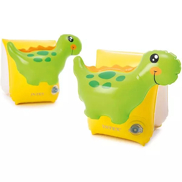 Intex: Aripioare înot pentru copii, 3-6 ani - model dinozaur