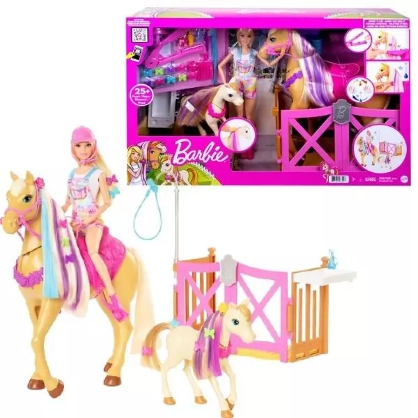 Barbie: Stílusvarázs lovarda - CSOMAGOLÁSSÉRÜLT