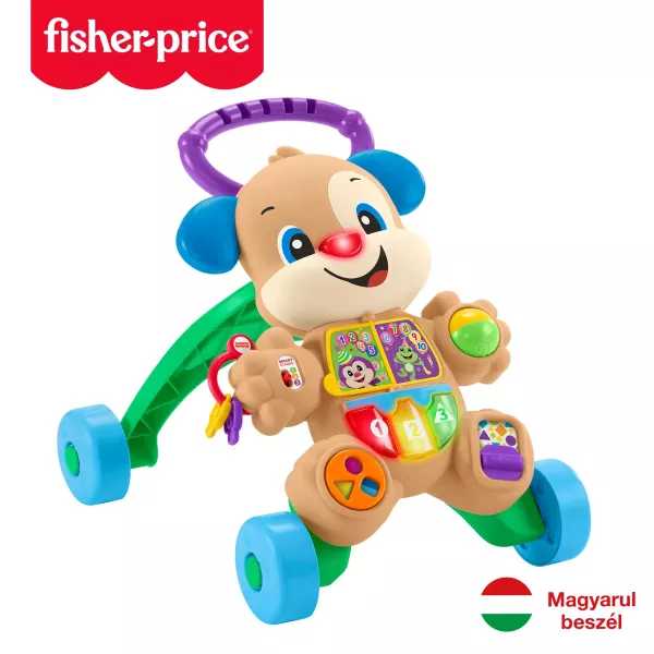 Fisher Price: Antepremergător căţeluş - lb. maghiară și engleză