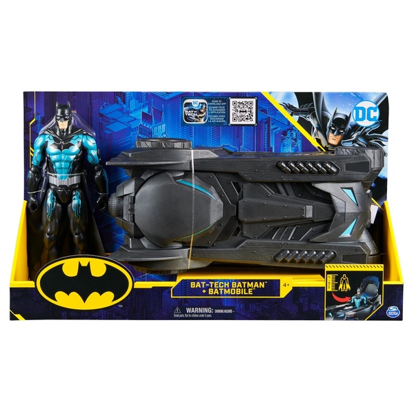 DC Batman Tactical Batman és Batmobile 30 cm