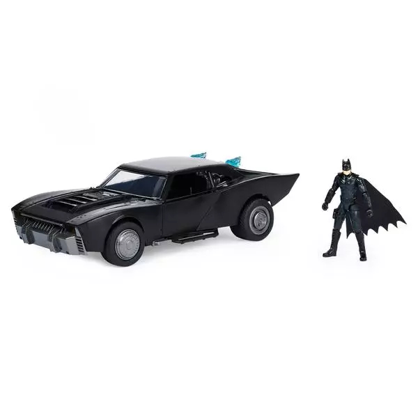 Batman mozifilm: Batmobile fény és hangeffektekkel, 10 cm-es Batman figura