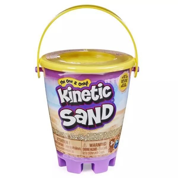 Kinetic Sand: Nisip kinetic în mini-găleată