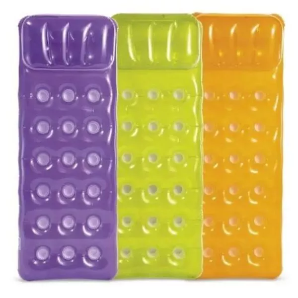 Intex: Colchón inflable Fashion con almohada, 188 x 71 cm - varios