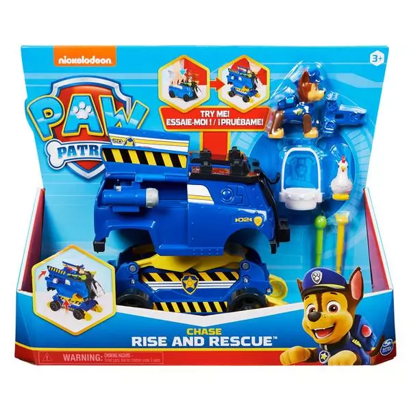 Paw Patrol: Rise and Rescue Vehicul cu funcții - Chase