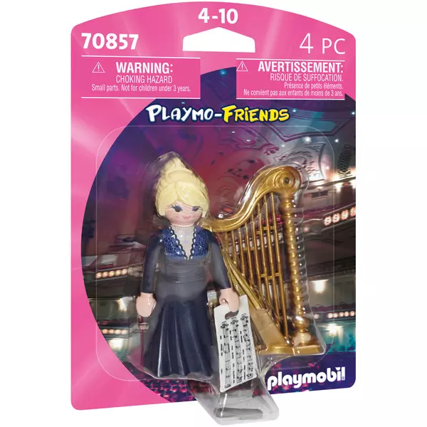 Playmobil: Playmo-Friends - Fată harpistă 70857