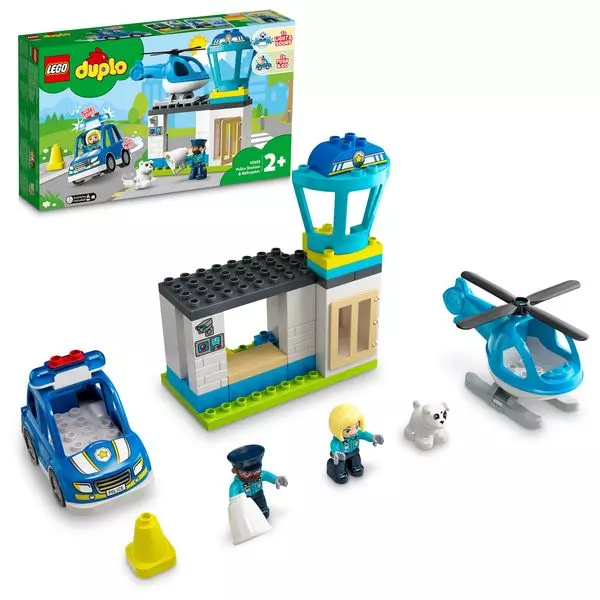 LEGO® DUPLO® Town: Rendőrkapitányság és helikopter 10959