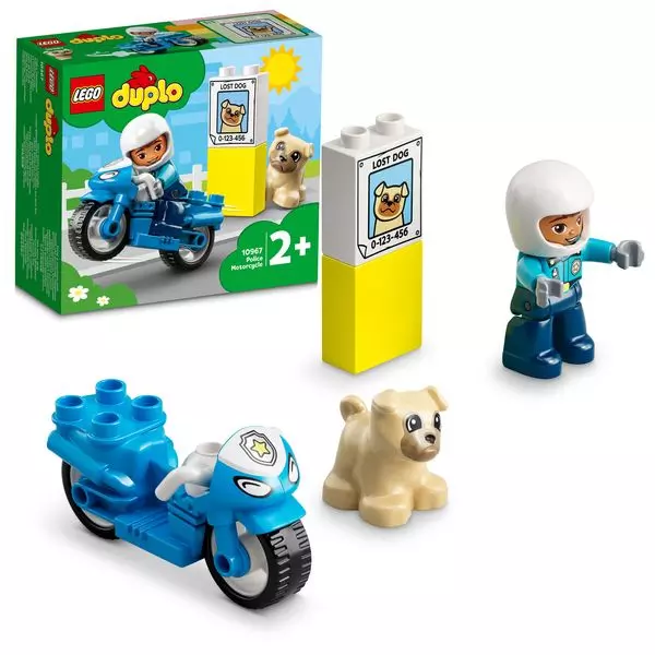 LEGO® DUPLO® Town: Rendőrségi motorkerékpár 10967