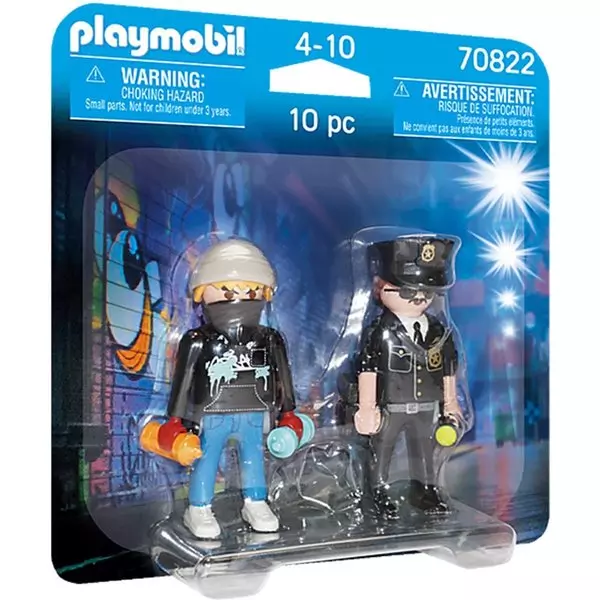 Playmobil: Polițist și artistul de graffiti - 70822