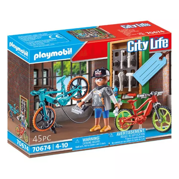 Playmobil: E-bike szerviz 70674
