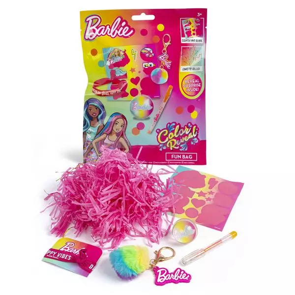 Barbie Color Reveal: Meglepetés kulcstartó karkötővel