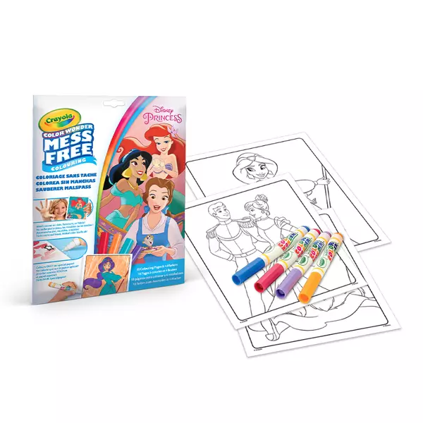 Crayola Color Wonder: Disney princezny - kouzelná omalovánka