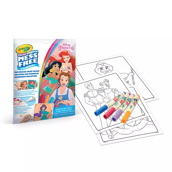 Crayola Color Wonder: Prințesele Disney - carte de colorat magic