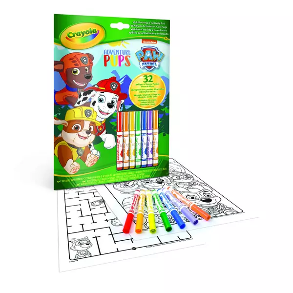 Crayola: Paw Patrol Educativ și carte de colorat - în lb. engleză