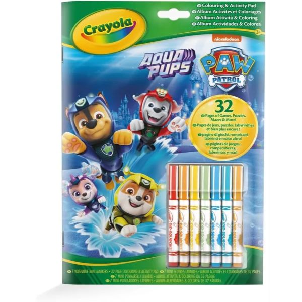Crayola: Paw Patrol Educativ și carte de colorat - în lb. engleză