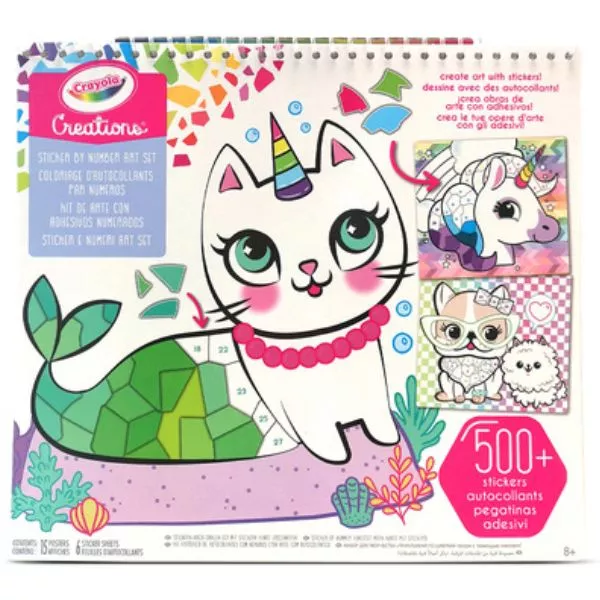 Crayola Kreationer: Mosaik med nummererede klistermærker - kreativ brochure