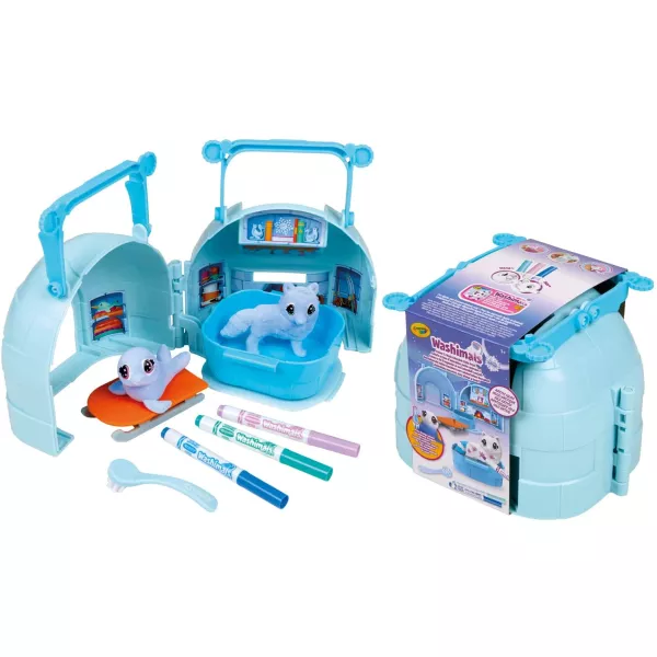Crayola Washimals : Colorier et Laver - Ensemble de jeu Aventure en igloo