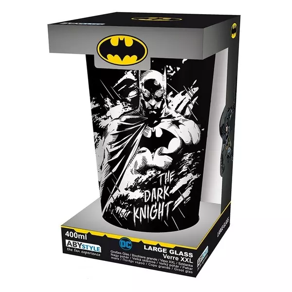 DC: Batman és Joker mintás XXL üvegpohár - 500 ml