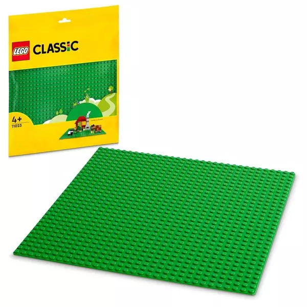 LEGO Classic: Placă de bază verde - 11023