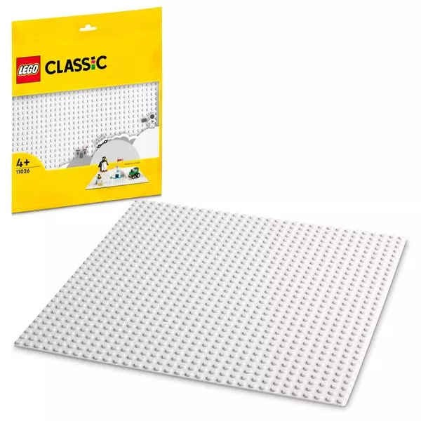 LEGO Classic: Placă de bază albă - 11026
